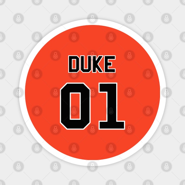 The General Lee Jersey – Dukes of Hazzard, 01 Magnet by fandemonium